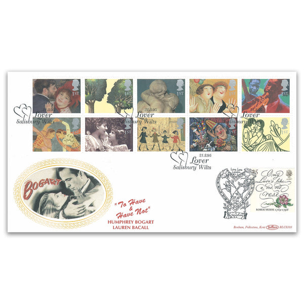 1995 Greetings BLCS - Doubled - Various Postmarks