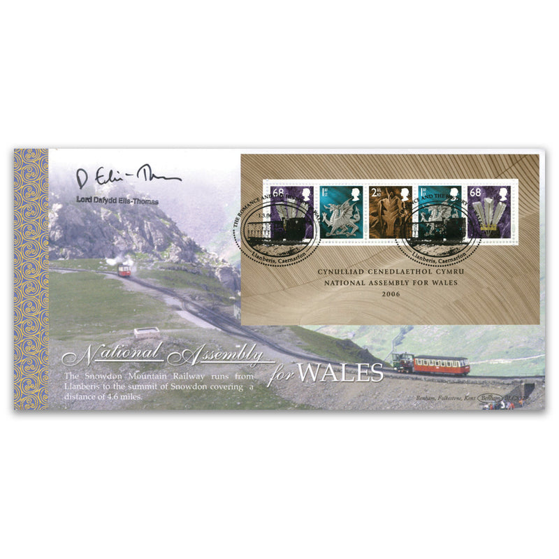 2006 Welsh Assembly M/S BLCS 5000 - Signed by Lord Elis-Thomas