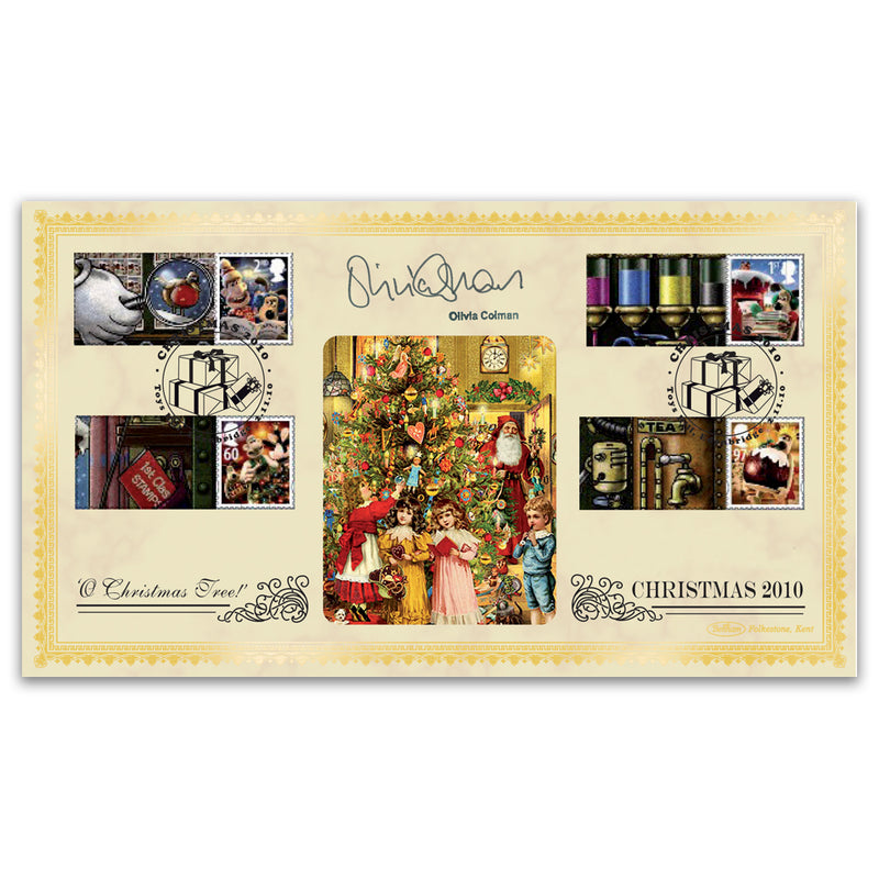 2010 Christmas Generic Sheet BLCS2500 Signed Olivia Colman