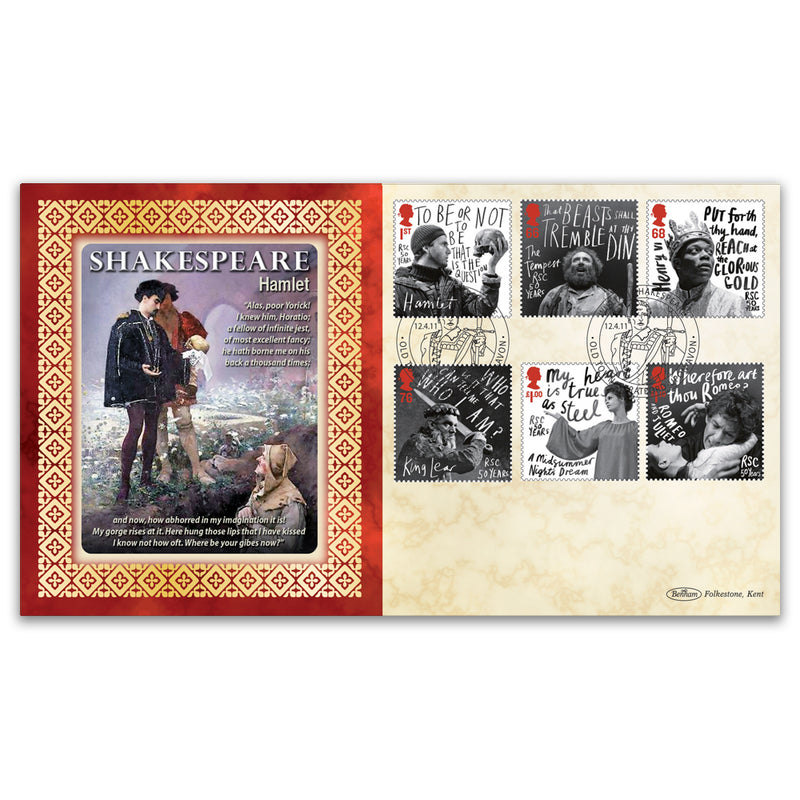 2011 Royal Shakespeare Company Stamps BLCS 5000