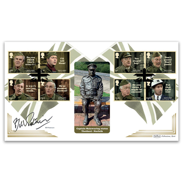 2018 Dad's Army Stamps BLCS 5000 Signed Bill Paterson