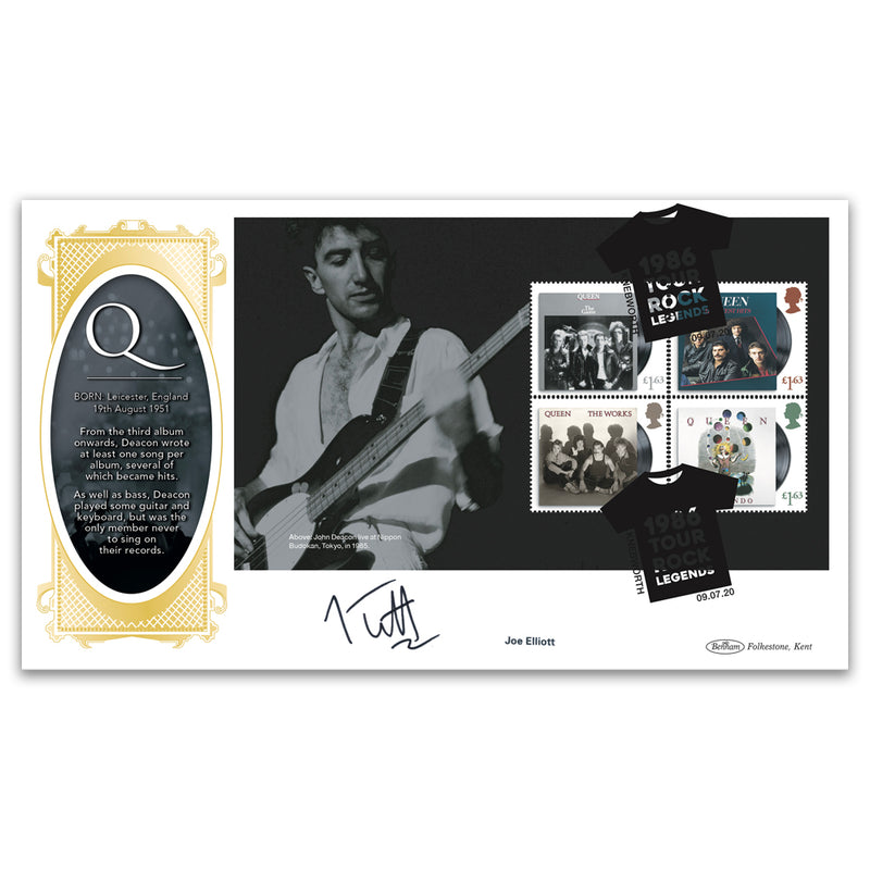 2020 Queen PSB BLCS Cover 2 - (P2) £1.63 x 4 Pane Signed Joe Elliott