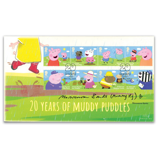 2024 Peppa Pig Stamps BLCS 5000 Signed Morwenna Banks