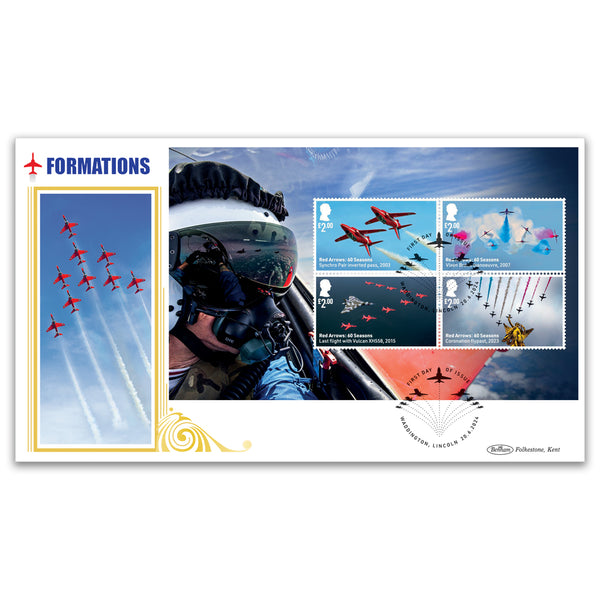 2024 Red Arrows PSB BLCS Cover 2 - (P2) 4 x £2.00 Pane