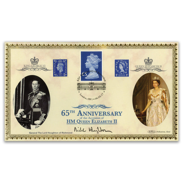 2017 65th Anniversary Accession of QEII BLCSSP Signed Lord Houghton of Richmond