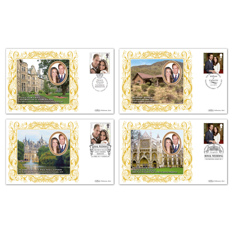 2011 Royal Wedding M/S Set 4 BS Covers