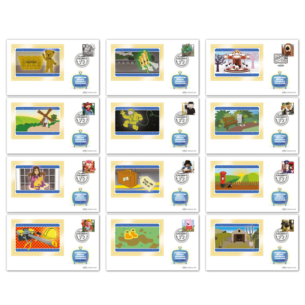 2014 Classic Childrens TV Stamps BS SET