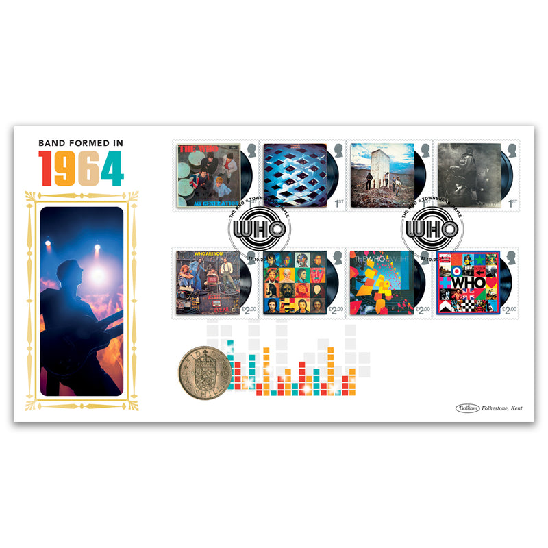 2024 The Who Stamps Coin Cover