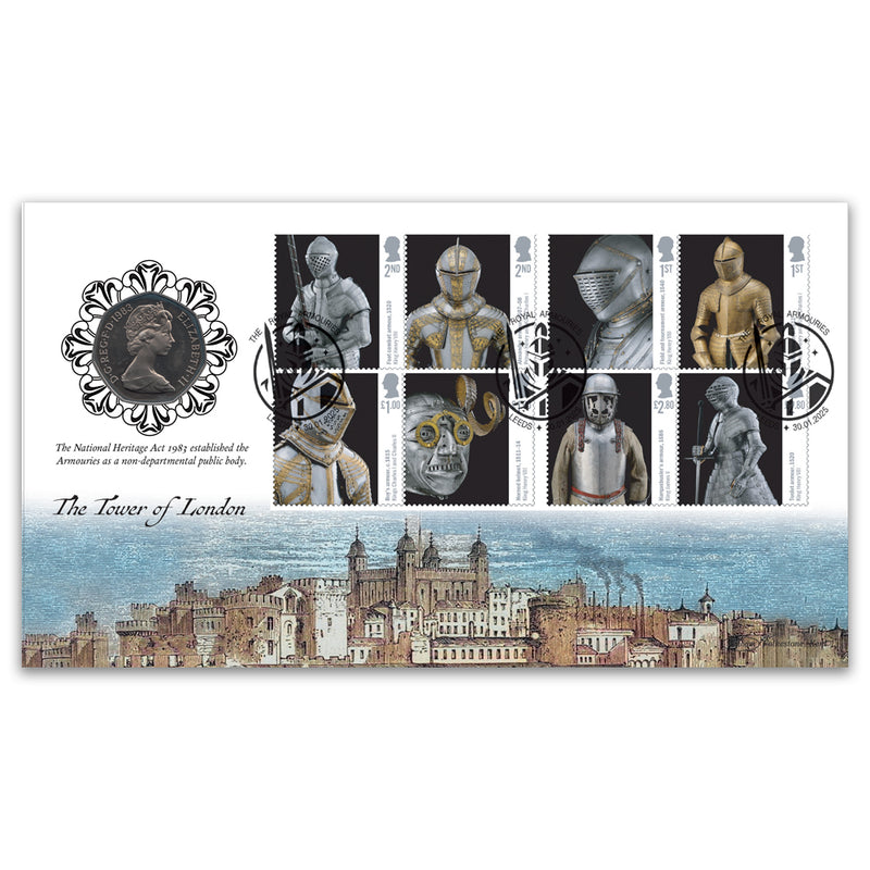 2025 Royal Armouries Stamps Coin Cover