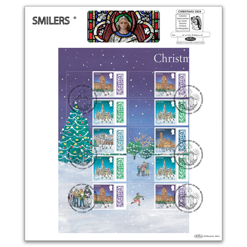 2024 Christmas Collector Sheet Large Card - Left Hand