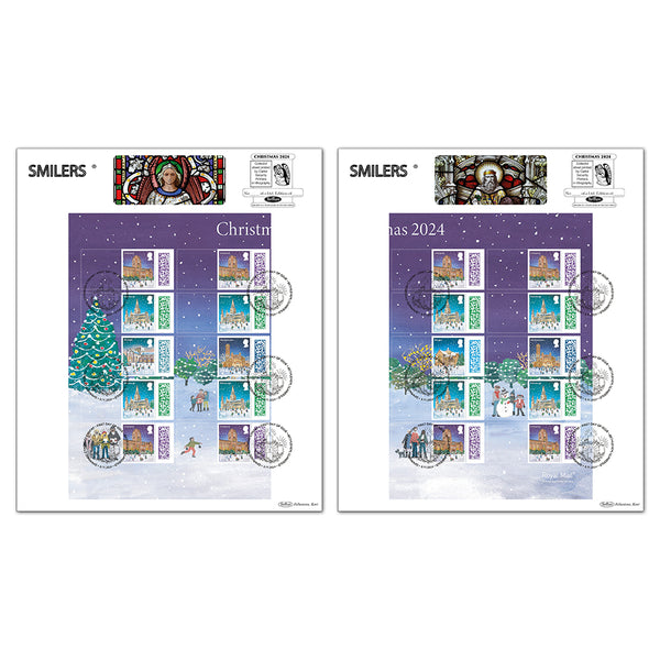 2024 Christmas Collector Sheet Large Cards Pair