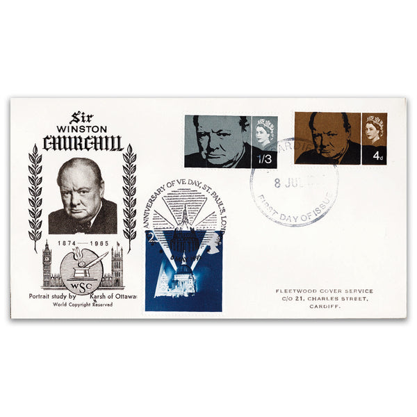 1965 Sir Winston Churchill - Dbld '95 VE Day