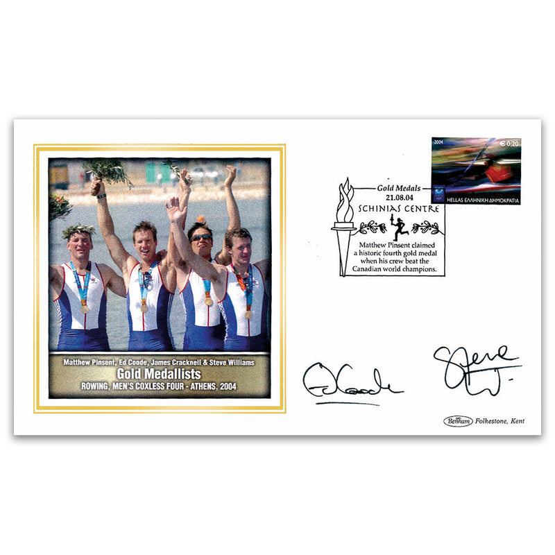 2004 Athens Olympics - Rowing Men's Coxless Four - Signed Coode & Williams