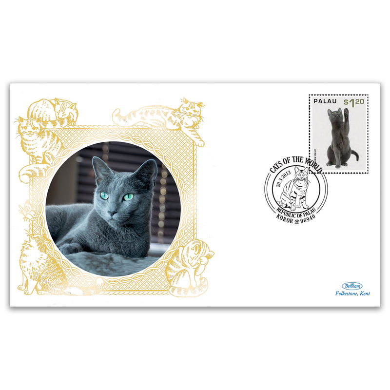 2013 Palau Cats - Russian Blue