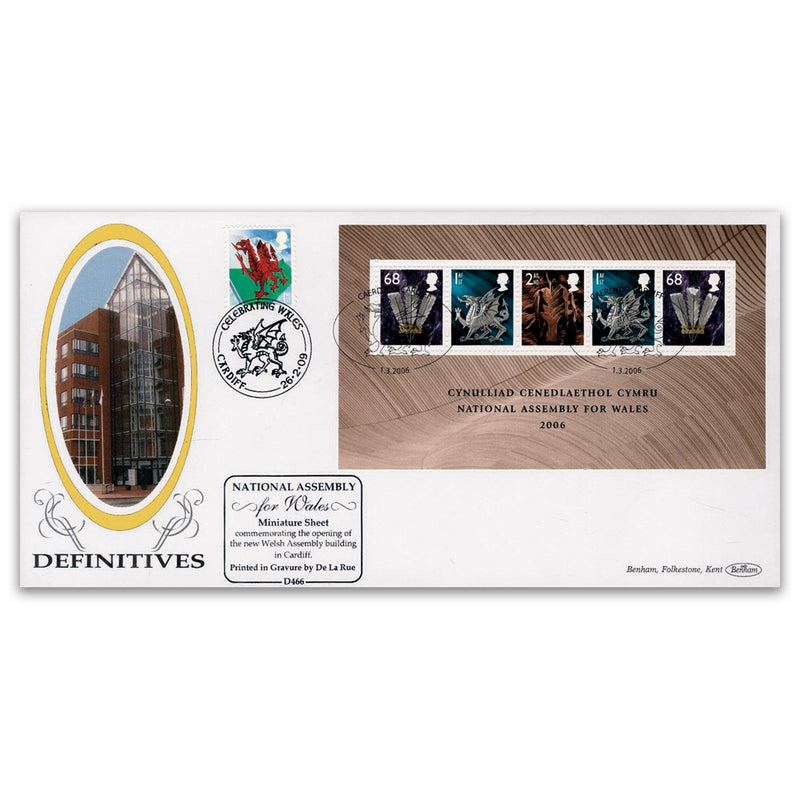 2006 New Welsh Assembly M/S Definitive Cover