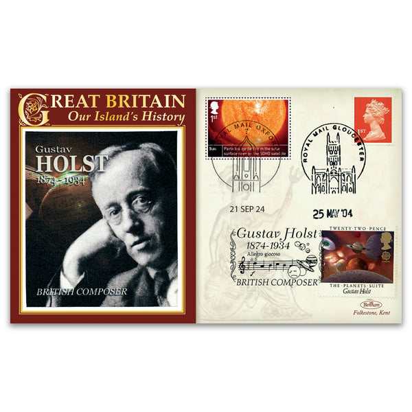 2004 70th Anniversary Death of Gustav Holst Doubled 21/9/24