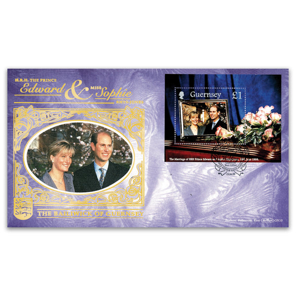 1999 Guernsey Royal Wedding M/S