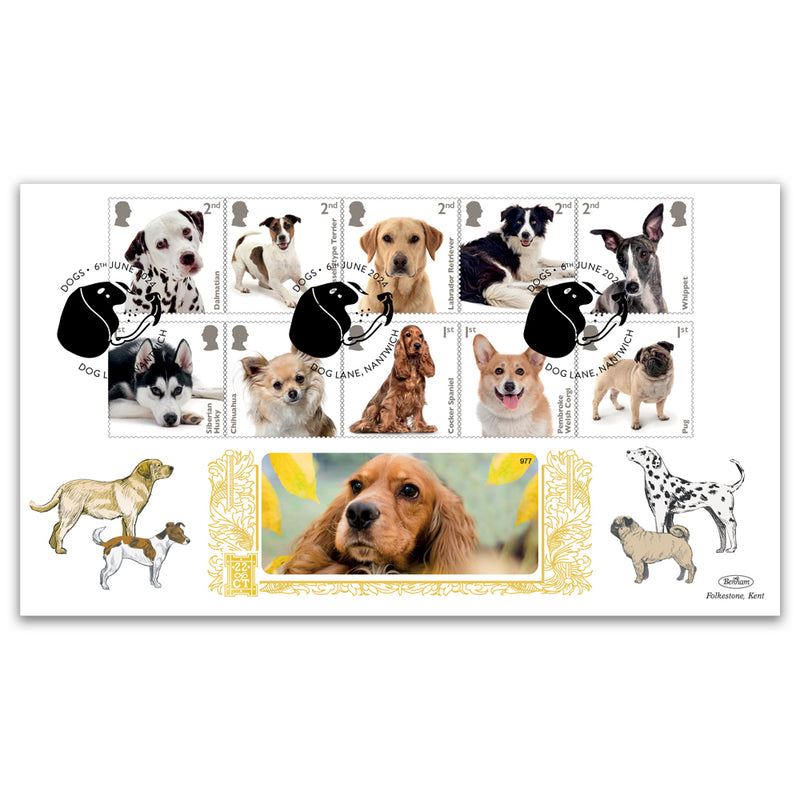 2024 Dogs Stamps GOLD 500