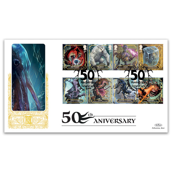 2024 Dungeons and Dragons Stamps GOLD 500