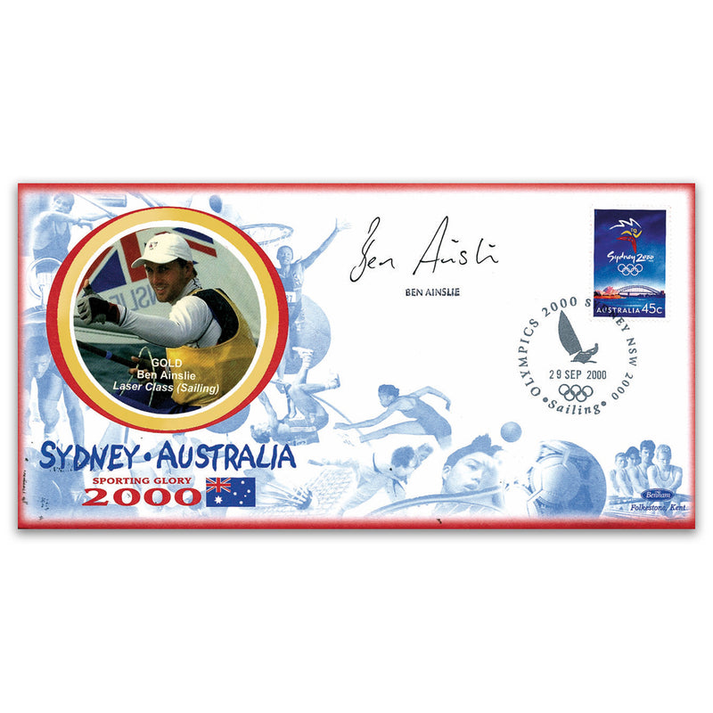 2000 Sydney Olympics - Sailing Laser Class Gold - Signed Ben Ainslie