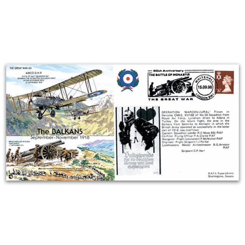 1918 The Balkans - Flown