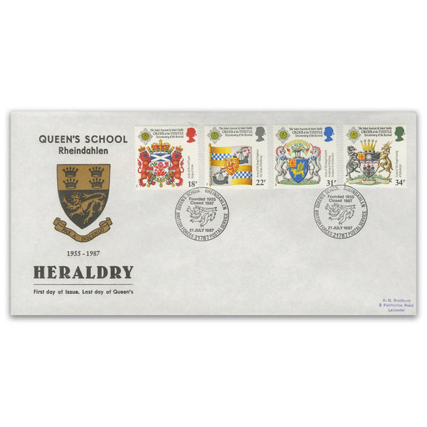 1987 Scottish Heraldry - Queens School Official