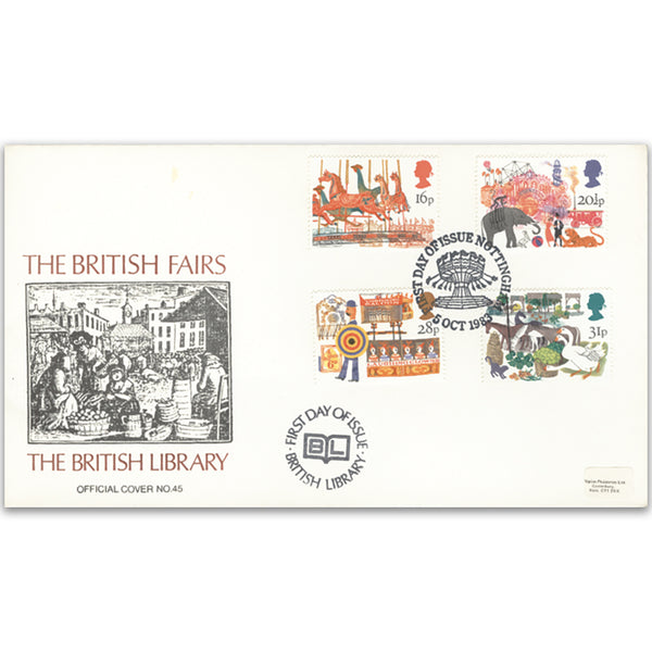 1986 British Fairs, Nottingham - British Library Cover