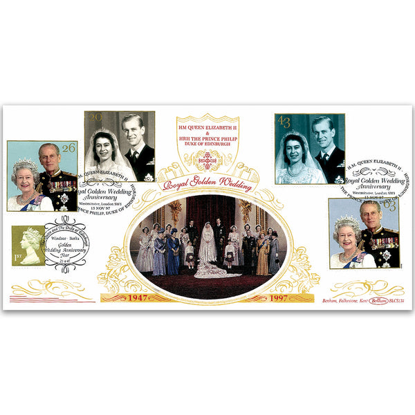 1997 Royal Golden Wedding Anniversary BLCS - Doubled Windsor