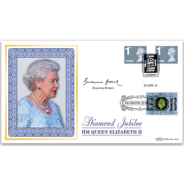 2012 Large Letter Diamond Jubilee Definitives BLCS 5000 - Signed by Susanna Brown