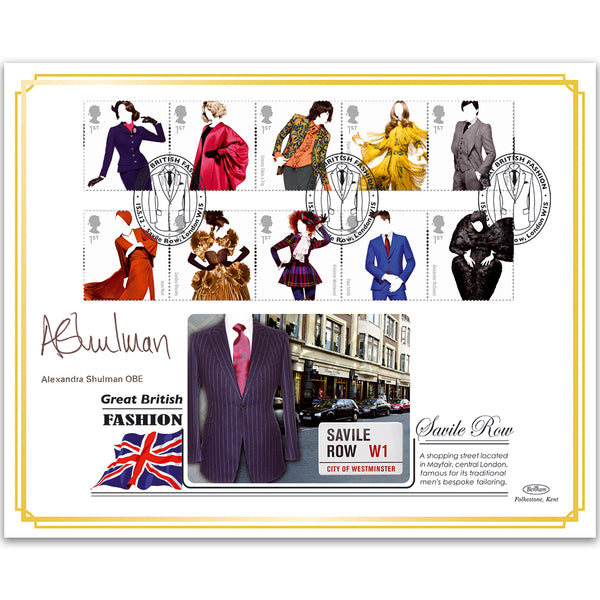 2012 Great British Fashion BLCS 5000 - Signed by Alexandra Shulman OBE