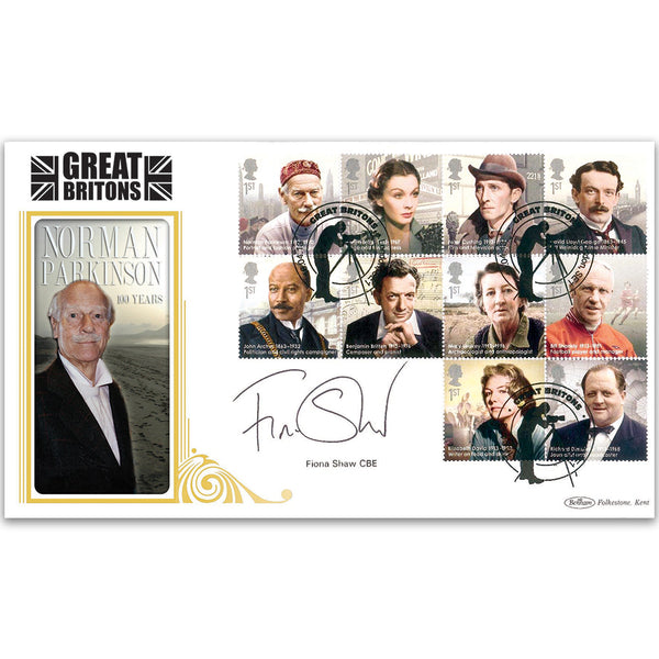 2013 Great Britons BLCS 5000 - Signed Fiona Shaw CBE