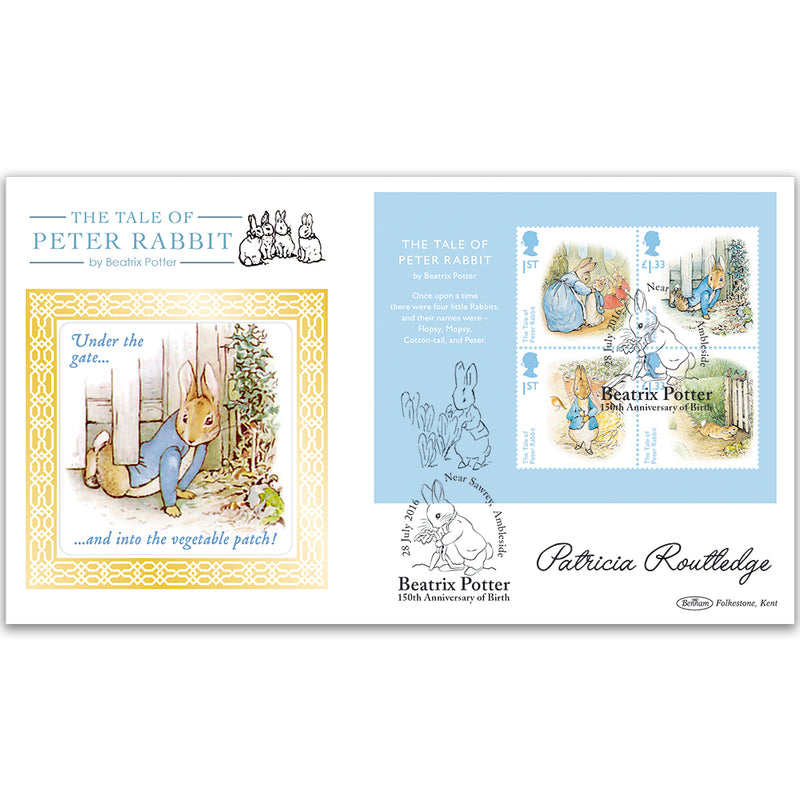 2016 Beatrix Potter M/S BLCS 5000 - Signed by Patricia Routledge CBE