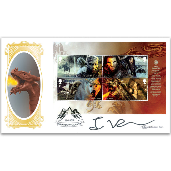 2018 Game of Thrones PSB BLCS Cover 3 - (P3) M/S Pane Signed Indira Varma