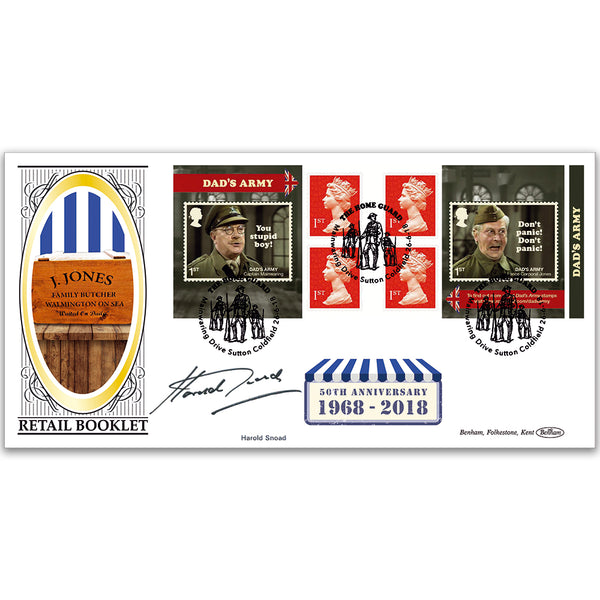 2018 Dad's Army Retail Booklet BLCS 2500 - Signed Harold Snoad