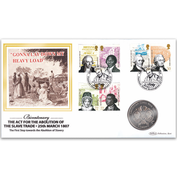 2007 Abolition of the Slave Trade Coin Cover