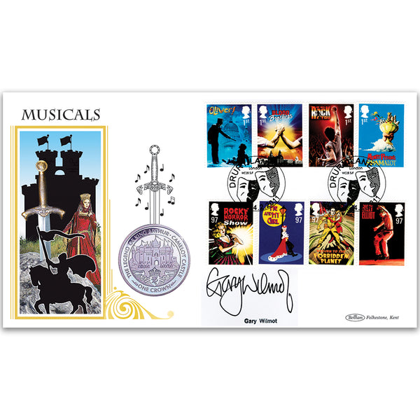 2011 Stage Musicals Coin Cover - Signed by Gary Wilmot