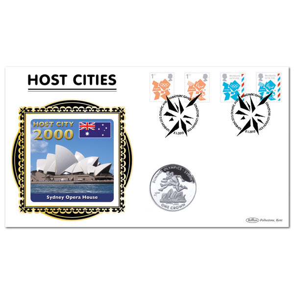 2012 London Olympic and Paralympic Games Definitives Coin Cover