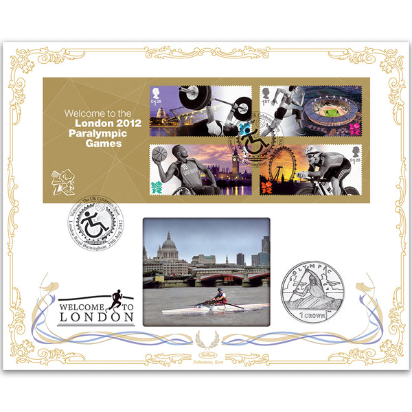 2012 Welcome to the Paralympic Games M/S Coin Cover