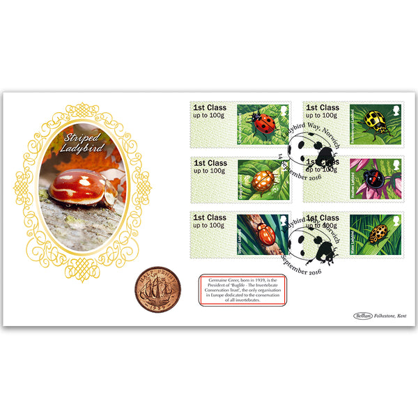 2016 Post & Go Ladybirds Coin Cover