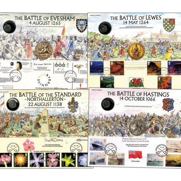 40 Heritage of Britain Signed Covers by Lord Lieutenant