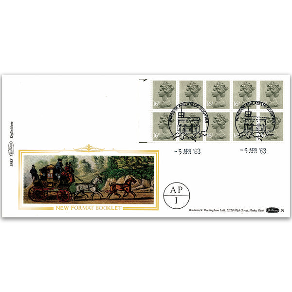 1983 New Format Booklet - Windsor Handstamp