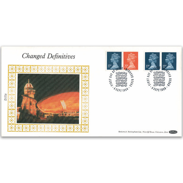 1990 Changed Definitives - Booklets - Windsor FDI Cancel