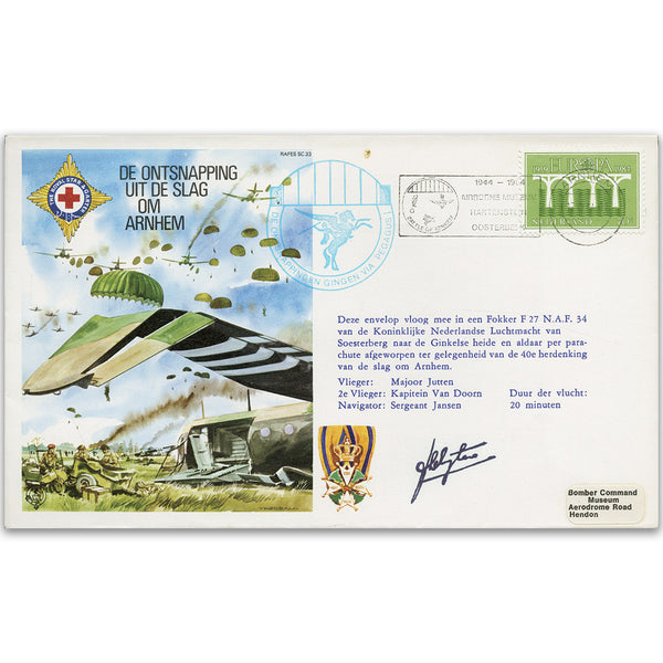 1984 RAFES Escape From Arnhem - Signed Pilot