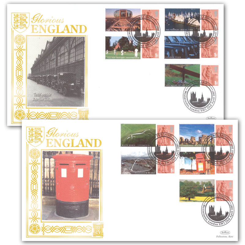 2007 Glorious England Smilers GOLD 500 - Pair