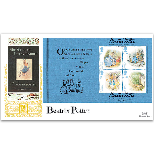 2016 Beatrix Potter PSB GOLD 500 - (P1) M/S Pane