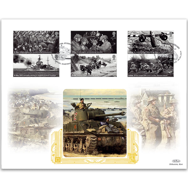 2019 D-Day Stamps Gold 500