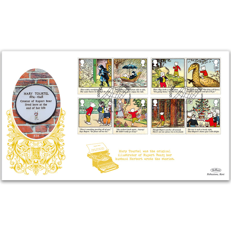 2020 Rupert Bear Stamps GOLD 500