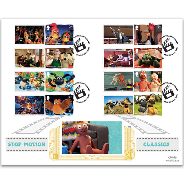 2022 Aardman Collector Sheet GOLD 500