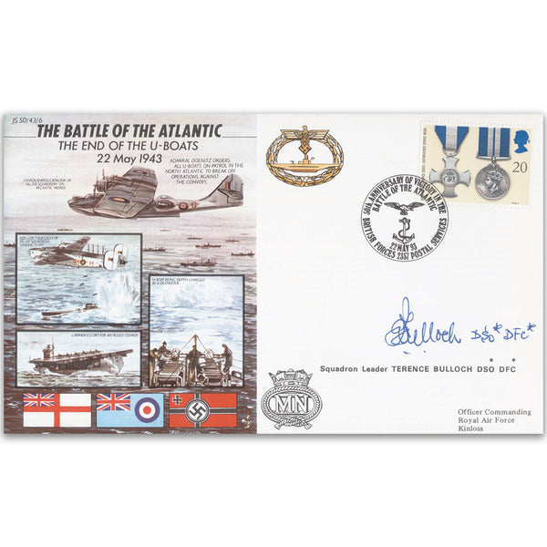 1993 Battle of the Atlantic 50th - Signed by Sqn. Ldr. T. Bulloch DSO