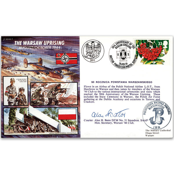 1994 Warsaw Uprising Pilot signed